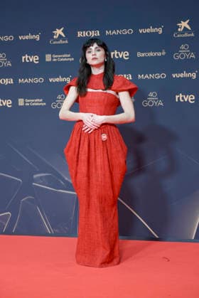 Goya Awards red carpet 2026 Actress and playwright Olivia Delcán poses on the red carpet of the 40th edition of the Goya Awards, at the Auditori del Centre de Convencions Internacionals, on February 28, 2026, in Barcelona, Cataluna Spain The awards are given annually by the Academy of Motion Picture Arts and Sciences of Spain AACCE with the aim of rewarding the best professionals in each of the various technical and creative specialties of Spanish cinema 28 FEBRUARY 2026 RED CARPET BARCELONA GOYA AWARDS CINEMA AWARDS Barcelona Catalunya Barcelona Catalunya Catalunya Spain  Copyright: xAlbertoxParedesx 7327913