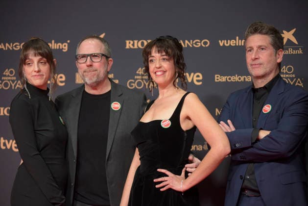 Red carpet of the Goya Awards 2026 The team of the short film De sucre poses on the red carpet of the 40th edition of the Goya Awards, at the Auditori del Centre de Convencions Internacionals, on February 28, 2026, in Barcelona, Cataluna Spain The awards are given annually by the Academy of Motion Picture Arts and Sciences of Spain AACCE with the aim of rewarding the best professionals in each of the various technical and creative specialties of Spanish cinema 28 FEBRUARY 2026 Barcelona, Cataluna Barcelona, Cataluna Espana  Copyright: xAlbertoxParedesx 7327931