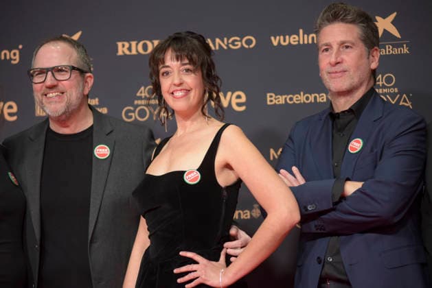 Red carpet of the Goya Awards 2026 The team of the short film De sucre poses on the red carpet of the 40th edition of the Goya Awards, at the Auditori del Centre de Convencions Internacionals, on February 28, 2026, in Barcelona, Cataluna Spain The awards are given annually by the Academy of Motion Picture Arts and Sciences of Spain AACCE with the aim of rewarding the best professionals in each of the various technical and creative specialties of Spanish cinema 28 FEBRUARY 2026 Barcelona, Cataluna Barcelona, Cataluna Espana  Copyright: xAlbertoxParedesx 7327932