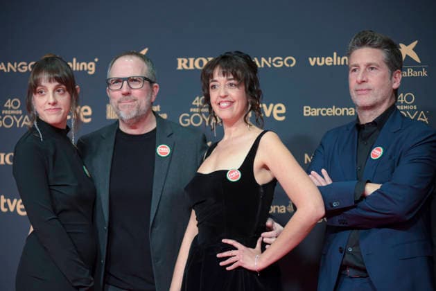 Red carpet of the Goya Awards 2026 The team of the short film De sucre poses on the red carpet of the 40th edition of the Goya Awards, at the Auditori del Centre de Convencions Internacionals, on February 28, 2026, in Barcelona, Cataluna Spain The awards are given annually by the Academy of Motion Picture Arts and Sciences of Spain AACCE with the aim of rewarding the best professionals in each of the various technical and creative specialties of Spanish cinema 28 FEBRUARY 2026 Barcelona, Cataluna Barcelona, Cataluna Espana  Copyright: xAlbertoxParedesx 7327934