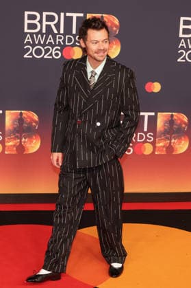 Celebrities attend The BRIT Awards 2026 at Co-op Live in Manchester, England Featuring: Harry Styles Where: Manchester, United Kingdom When: 28 Feb 2026 Credit: Alex Cropper Cover Images EDITORIAL USE ONLY. NOT FOR USE BY NEWSPAPERS BASED IN THE UK. Copyright: xx coverimg55515230