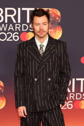 Celebrities attend The BRIT Awards 2026 at Co-op Live in Manchester, England Featuring: Harry Styles Where: Manchester, United Kingdom When: 28 Feb 2026 Credit: Alex Cropper Cover Images EDITORIAL USE ONLY. NOT FOR USE BY NEWSPAPERS BASED IN THE UK. Copyright: xx coverimg55515281
