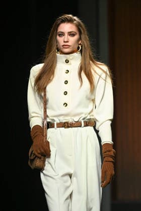 Milan, Milan Women s Fashion Week Fall Winter 2026 27 - Women s Fashion, Fall Winter 2026 27 - Luisa Spagnoli fashion show - catwalk in the photo: model  Copyright: xSimonaxChiocciax xipa-agency.netx xFotosickix IPA_Agency_IPA72167822