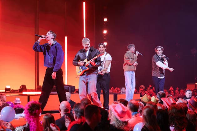 SUNDSVALL, SWEDEN 20260228 JULIETT with the entry Langt fran alla andra on stage in round 5 of Melodifestivalen 2026 in Gärdehov Arena in Sundsvall SUNDSVALL SWEDEN x11900x  Copyright: xPärxBäckström TTx MELODIFESTIVALEN 2026 SUNDSVALL 2Gnadt7EiUM