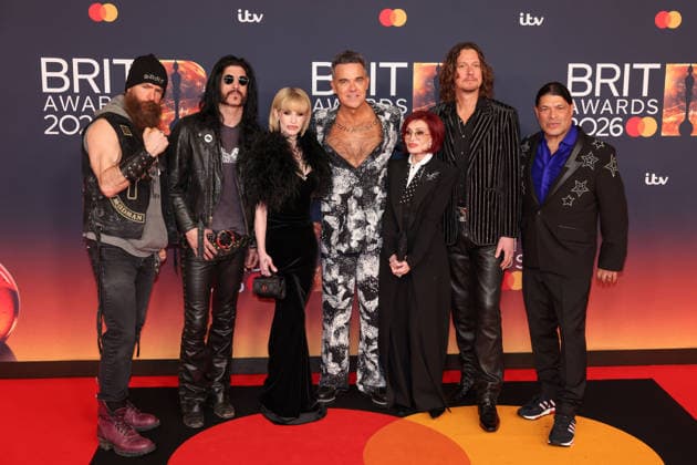 Entertainment Themen der Woche Celebrities attend The BRIT Awards 2026 at Co-op Live in Manchester, England Featuring: Tommy Clufetos, Kelly Osbourne, Robbie Williams, Sharon Osbourne, Adam Wakeman, Robert Trujillo Where: Manchester, United Kingdom When: 28 Feb 2026 Credit: Alex Cropper Cover Images EDITORIAL USE ONLY. NOT FOR USE BY NEWSPAPERS BASED IN THE UK. Copyright: xx coverimg55515196