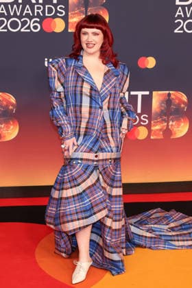 Celebrities attend The BRIT Awards 2026 at Co-op Live in Manchester, England Featuring: CMAT Where: Manchester, United Kingdom When: 28 Feb 2026 Credit: Alex Cropper Cover Images EDITORIAL USE ONLY. NOT FOR USE BY NEWSPAPERS BASED IN THE UK. Copyright: xx coverimg55515437