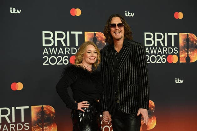The BRIT Awards 2026, Co-op Live, Manchester, UK, 28 February 2026. Terri Wakeman and Adam Wakeman at The BRIT Awards 2026, Co-op Live, Manchester, UK, 28 February 2026., Credit:Tina Korhonen Avalon United Kingdom, Manchester  Copyright: xTinaxKorhonenx xAvalonx 1079047792