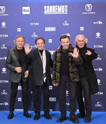 76th Italian Song Festival, Photocall February 28, 2026, Sanremo. 76th Italian Song Festival. Photocall. Pictured are the Pooh group., Credit:Maria Laura Antonelli Avalon Italy, Sanremo  Copyright: xMariaxLauraxAntonellix xAvalonx 1079009609