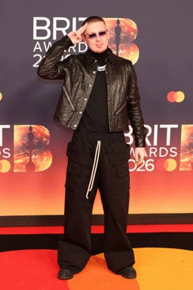 Celebrities attend The BRIT Awards 2026 at Co-op Live in Manchester, England Featuring: Aitch Where: Manchester, United Kingdom When: 28 Feb 2026 Credit: Alex Cropper Cover Images EDITORIAL USE ONLY. NOT FOR USE BY NEWSPAPERS BASED IN THE UK. Copyright: xx coverimg55515368