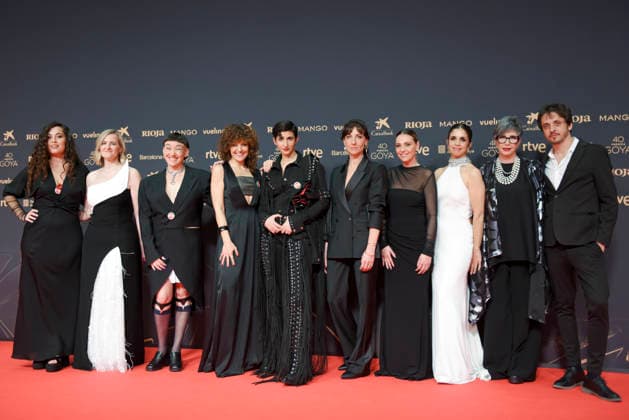 Red carpet of the Goya Awards 2026 The crew of the documentary Flores para Antonio pose on the red carpet of the 40th edition of the Goya Awards, at the Auditori del Centre de Convencions Internacionals, on February 28, 2026, in Barcelona, Cataluna Spain The awards are given annually by the Academy of Motion Picture Arts and Sciences of Spain AACCE with the aim of rewarding the best professionals in each of the various technical and creative specialties of Spanish cinema 28 FEBRUARY 2026 RED CARPET BARCELONA GOYA AWARDS CINEMA AWARDS Barcelona Catalunya Barcelona Catalunya Catalunya Spain  Copyright: xAlbertoxParedesx 7328180