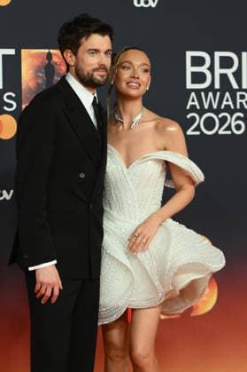 The BRIT Awards 2026, Co-op Live, Manchester, UK, 28 February 2026. Jack Whitehall and Roxy Horner at The BRIT Awards 2026, Co-op Live, Manchester, UK, 28 February 2026., Credit:Tina Korhonen Avalon United Kingdom, Manchester  Copyright: xTinaxKorhonenx xAvalonx 1079060080