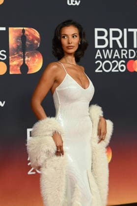 The BRIT Awards 2026, Co-op Live, Manchester, UK, 28 February 2026. Maya Jama at The BRIT Awards 2026, Co-op Live, Manchester, UK, 28 February 2026., Credit:Tina Korhonen Avalon United Kingdom, Manchester  Copyright: xTinaxKorhonenx xAvalonx 1079065806