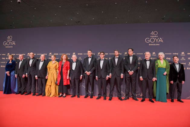 Red carpet of the Goya Awards 2026 Institutional photo on the red carpet of the 40th edition of the Goya Awards, at the Auditori del Centre de Convencions Internacionals, on February 28, 2026, in Barcelona, Cataluna Spain The awards are given annually by the Academy of Arts and Cinematographic Sciences of Spain AACCE with the aim of rewarding the best professionals in each of the various technical and creative specialties of Spanish cinema 28 FEBRUARY 2026 Barcelona, Cataluna Barcelona, Cataluna Espana  Copyright: xAlbertoxParedesx 7328349