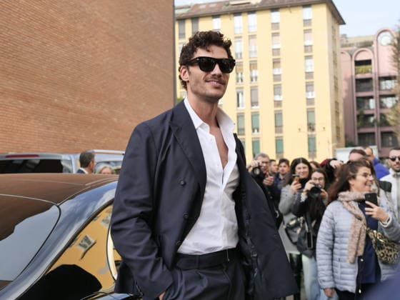 Milan, Milan Women s Fashion Week Fall Winter 2026 27 - Women s Fashion, Fall Winter 2026 27 - Laura Biagiotti fashion show - arrivals In the photo: Guest  Copyright: xLucaxPontix xipa-agency.netx xx IPA_Agency_IPA72173278