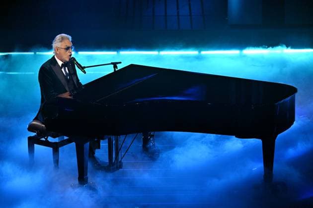 Photo IPP Felice De Martino Sanremo 28 02 2026 76th Italian Song Festival final evening In the photo andrea bocelli Italy Photo Press World Copyright