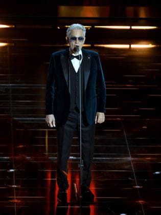Sanremo, 76th Italian Song Festival - fifth final evening. Pictured is Andrea Bocelli.  Copyright: xAlbertoxTerenghix xPoolxSanremox02x xipa-agency.netx xPoolxSanremox02x IPA_Agency_IPA72176154
