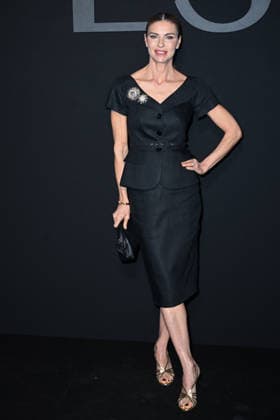 Milan, Milan Women s Fashion Week Fall Winter 2026 27 - Women s Fashion, Fall Winter 2026 27 - Luisa Spagnoli fashion show - arrivals in the photo: Martina Colombari  Copyright: xSimonaxChiocciax xipa-agency.netx xFotosickix IPA_Agency_IPA72176947