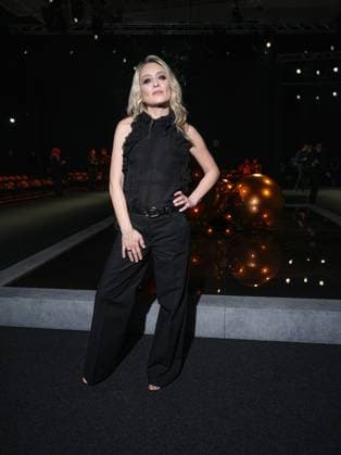 Milan, Milan Women s Fashion Week: Fall Winter 2026 27 - Women s Fashion, Fall Winter 2026 27 - Luisa Spagnoli fashion show - front row in the photo: Carolina Crescentini  Copyright: xRiccardoxGiordanox xipa-agency.netx xRiccardoxGIordanox IPA_Agency_IPA72178238