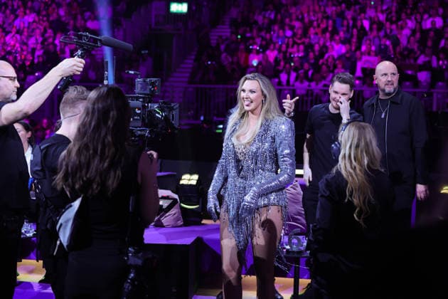 SUNDSVALL, SWEDEN 20260228 Sanna Nielsen with the entry Waste your love takes the second final place during round 5 of Melodifestivalen 2026 in Gärdehov Arena in Sundsvall SUNDSVALL SWEDEN x11900x  Copyright: xPärxBäckström TTx MELODIFESTIVALEN 2026 SUNDSVALL RDKq5VAtd68
