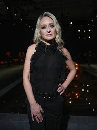 Milan, Milan Women s Fashion Week: Fall Winter 2026 27 - Women s Fashion, Fall Winter 2026 27 - Luisa Spagnoli fashion show - front row in the photo: Carolina Crescentini  Copyright: xRiccardoxGiordanox xipa-agency.netx xRiccardoxGIordanox IPA_Agency_IPA72178250