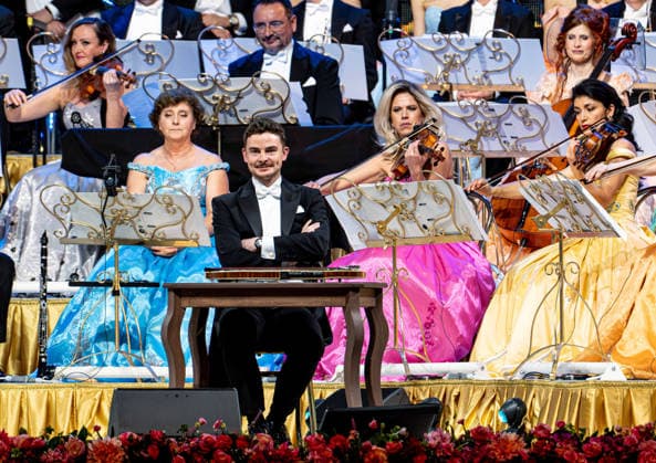 28 02 2026, xlakx, Entertainment, Andre Rieu Tour 2026 v l Andre Rieu on his tour of the Uber Arena Berlin Berlin Daniel Lakomski
