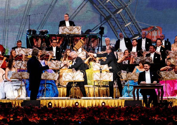 28 02 2026, xlakx, Entertainment, Andre Rieu Tour 2026 v l Andre Rieu on his tour of the Uber Arena Berlin Berlin Daniel Lakomski