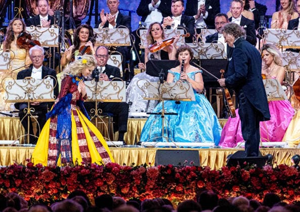 28 02 2026, xlakx, Entertainment, Andre Rieu Tour 2026 v l Andre Rieu on his tour of the Uber Arena Berlin Berlin Daniel Lakomski