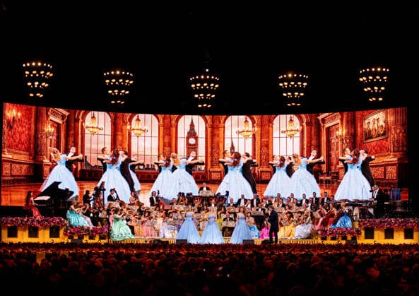 28 02 2026, xlakx, Entertainment, Andre Rieu Tour 2026 v l Andre Rieu on his tour of the Uber Arena Berlin Berlin Daniel Lakomski