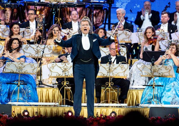 28 02 2026, xlakx, Entertainment, Andre Rieu Tour 2026 v l Andre Rieu on his tour of the Uber Arena Berlin Berlin Daniel Lakomski