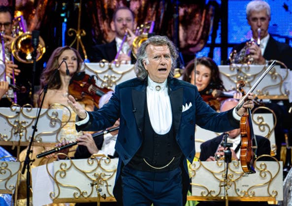 28 02 2026, xlakx, Entertainment, Andre Rieu Tour 2026 v l Andre Rieu on his tour of the Uber Arena Berlin Berlin Daniel Lakomski