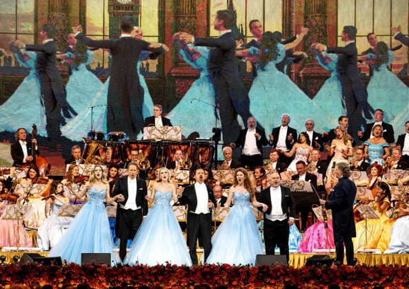 28 02 2026, xlakx, Entertainment, Andre Rieu Tour 2026 v l Andre Rieu on his tour of the Uber Arena Berlin Berlin Daniel Lakomski
