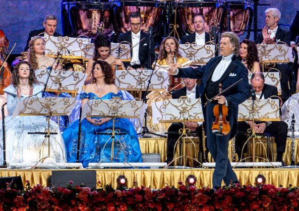 28 02 2026, xlakx, Entertainment, Andre Rieu Tour 2026 v l Andre Rieu on his tour of the Uber Arena Berlin Berlin Daniel Lakomski