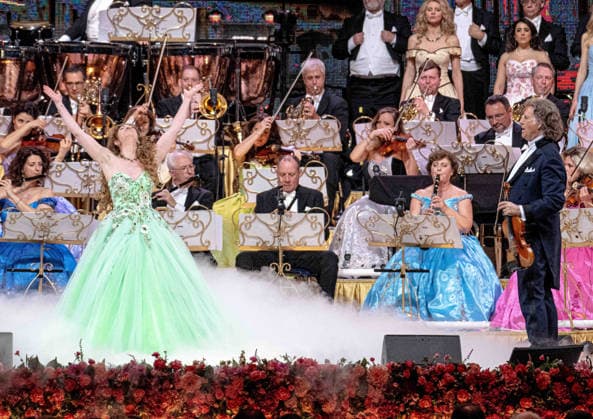 28 02 2026, xlakx, Entertainment, Andre Rieu Tour 2026 v l Andre Rieu on his tour of the Uber Arena Berlin Berlin Daniel Lakomski