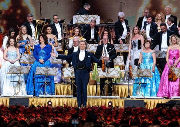28 02 2026, xlakx, Entertainment, Andre Rieu Tour 2026 v l Andre Rieu on his tour of the Uber Arena Berlin Berlin Daniel Lakomski