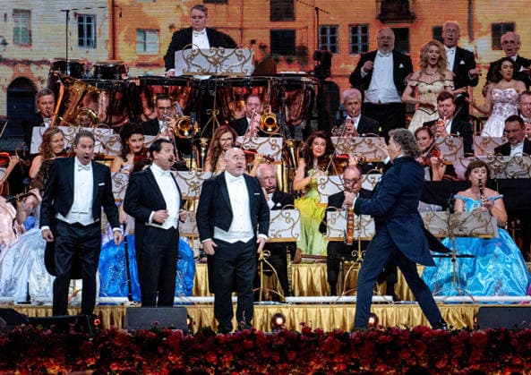 28 02 2026, xlakx, Entertainment, Andre Rieu Tour 2026 v l Andre Rieu on his tour of the Uber Arena Berlin Berlin Daniel Lakomski