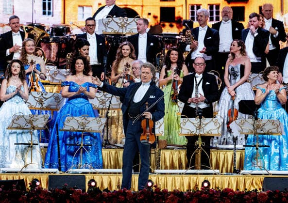 28 02 2026, xlakx, Entertainment, Andre Rieu Tour 2026 v l Andre Rieu on his tour of the Uber Arena Berlin Berlin Daniel Lakomski