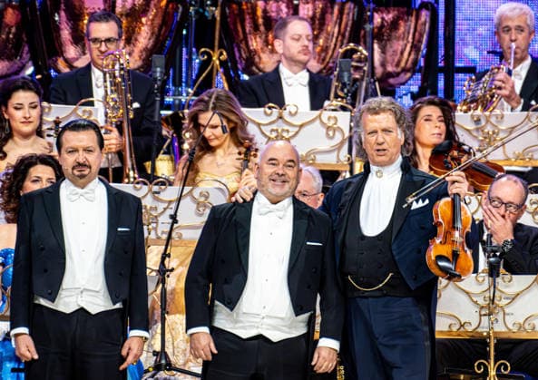 28 02 2026, xlakx, Entertainment, Andre Rieu Tour 2026 v l Andre Rieu on his tour of the Uber Arena Berlin Berlin Daniel Lakomski