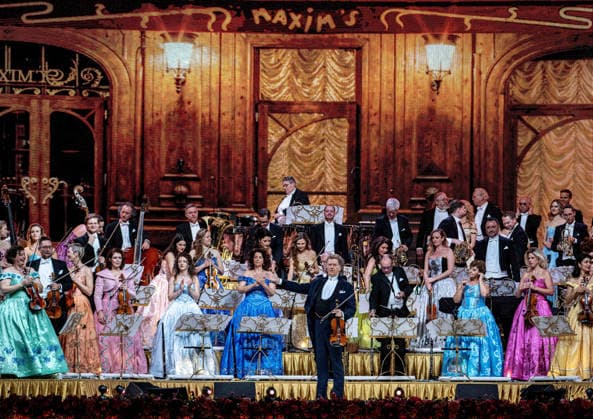 28 02 2026, xlakx, Entertainment, Andre Rieu Tour 2026 v l Andre Rieu on his tour of the Uber Arena Berlin Berlin Daniel Lakomski