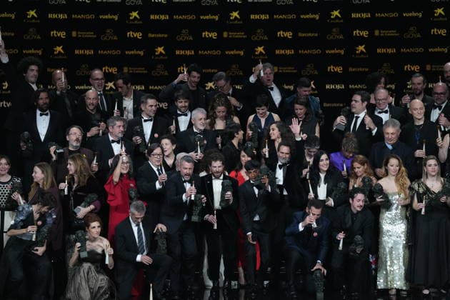 Goya Awards Gala 2026 Family photo of the winners of the 40th edition of the Goya Awards, at the Auditori del Centre de Convencions Internacionals, on February 28, 2026, in Barcelona, Cataluna Spain The awards are given annually by the Academy of Motion Picture Arts and Sciences of Spain AACCE with the aim of rewarding the best professionals in each of the various technical and creative specialties of Spanish cinema 28 FEBRUARY 2026 GOYA AWARDS AWARD WINNERS CINEMA CINEMATOGRAPHY GALA GALA DELIVERY BARCELONA Barcelona, Cataluna Barcelona, Cataluna Spain  Copyright: xDavidxZorrakinox 7328729