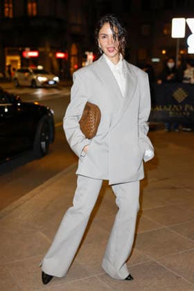 Bottega Veneta - Guest - Milan Fashion Week - Womenswear Fall Winter 2026 2027 MILAN, ITALY - FEBRUARY 28: Eiza González arrives to her hotel after attending Bottega Veneta fashion show during the Milan Womenswear Fall Winter 2026 2027 Fashion Week on February 28, 2026 in Milan, Italy. Photo by Marco Piovanotto Abacapress.com  Copyright: xPiovanottoxMarco ABACAx