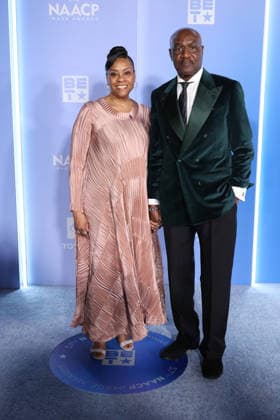 57th Annual NAACP Image Awards guest and Delroy Lindo at the 57th Annual NAACP (National Association for the Advancement of Colored People) Image Awards held at the Pasadena Civic Auditorium on February 28, 2026 in Pasadena, San Gabriel Valley, Los Angeles, California, United States., Credit:Xavier Collin Avalon USA, Pasadena  Copyright: xXavierxCollinx xAvalonx 1079123953