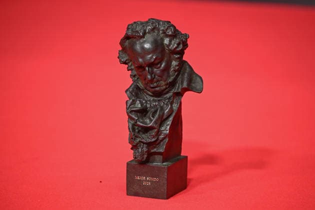 Photocall of winners at the Goya Awards 2026 Goya Award for Best Sound 2026, at the 40th edition of the Goya Awards, at the Auditori del Centre de Convencions Internacionals, on February 28, 2026, in Barcelona, Cataluna Spain The awards are given annually by the Academy of Motion Picture Arts and Sciences of Spain AACCE with the aim of rewarding the best professionals in each of the various technical and creative specialties of Spanish cinema 28 FEBRUARY 2026 CATALONIA GOYA AWARDS POSED AWARD ACTORS DIRECTORS ACTRESSES FILM MOVIES Lorena Sopê Barcelona Cataluna Barcelona Cataluna Barcelona Cataluna Spain  Copyright: xLorenaxSopÃªnax 7328760