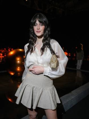 Milan, Milan Women s Fashion Week: Fall Winter 2026 27 - Women s Fashion, Fall Winter 2026 27 - Luisa Spagnoli fashion show - front row in the photo: Ginevra Ferro  Copyright: xRiccardoxGiordanox xipa-agency.netx xRiccardoxGIordanox IPA_Agency_IPA72178557