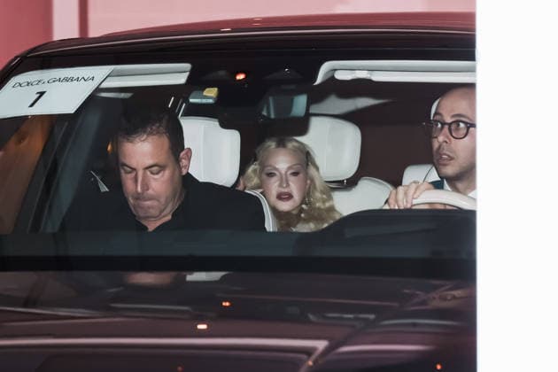Milan, Celebrity sightings during Milan Fashion Week Womenswear Fall Winter 2026 2027 - Women s Fashion, Fall Winter 2026 2027. Pictured: Madonna (American singer-songwriter and actress) leaving the hotel on her way to the Dolce & Gabbana party.  Copyright: xAlessandroxBremecx xipa-agency.netx xx IPA_Agency_IPA72190116
