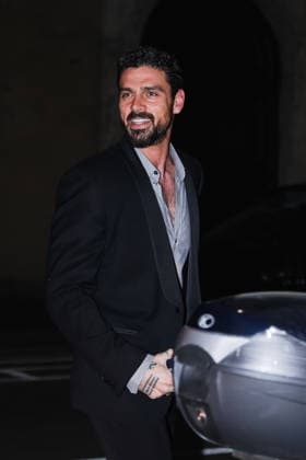 Milan, Milan Fashion Week Womenswear Fall Winter 2026 2027 - Women s Fashion, Fall Winter 2026 2027 - Dolce & Gabbana Party - Guest Arrivals. Pictured: Michele Morrone (Italian actor and singer)  Copyright: xAlessandroxBremecx xipa-agency.netx xx IPA_Agency_IPA72190955