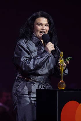 Lola Young at the Brit Awards 2026 Lola Young receives an award at the Brit Awards 2026 at the Co-Op Live, Manchester, England, 28th February 2026, Credit:Mike Gray Avalon  Copyright: xMikexGrayx xAvalonx 1079149806