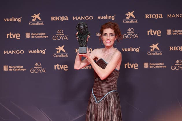 40th Goya Cinema awards in Barcelona BARCELONA, SPAIN - FEBRUARY 28: Miriam Garlo, best New Actress with her statuette during The 40th Goya Awards ceremony in Barcelona, Spain on February 28, 2026. Adria Puig Anadolu Barcelona Spain. Editorial use only. Please get in touch for any other usage.  Copyright: x2026xAnadoluxAdriaxPuigx
