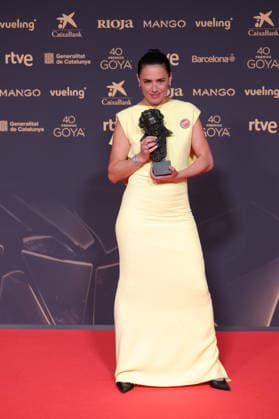 40th Goya Cinema awards in Barcelona BARCELONA, SPAIN - FEBRUARY 28: Patricia Lopez Arnaiz poses with her statuette during The 40th Goya Awards ceremony in Barcelona, Spain on February 28, 2026. Adria Puig Anadolu Barcelona Spain. Editorial use only. Please get in touch for any other usage.  Copyright: x2026xAnadoluxAdriaxPuigx