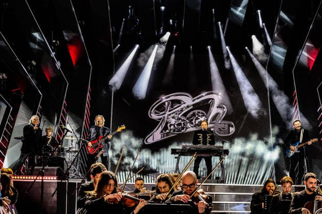 Music Concert - POOH A SANREMO Pooh live tonight at the Suzuki Stage in Sanremo an unforgettable performance featuring Roby Facchinetti, Dodi Battaglia, Red Canzian and Riccardo Fogli. during POOH A SANREMO , Music Concert in SANREMO, Italy, February 28 2026 SANREMO FESTIVAL DI SANREMO 2026 Italy Copyright: xRenataxRoattinox xLiveMediax LPM_2319711