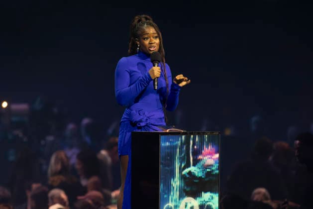 Clara Amfo at the Brit Awards 2026 Clara Amfo at the Brit Awards 2026 at the Co-Op Live, Manchester, England, 28th February 2026, Credit:Mike Gray Avalon  Copyright: xMikexGrayx xAvalonx 1079171075